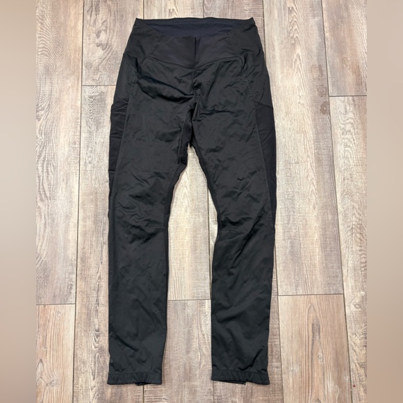 MEC Pants - MEC Black Athletic Pants with Orange Tab